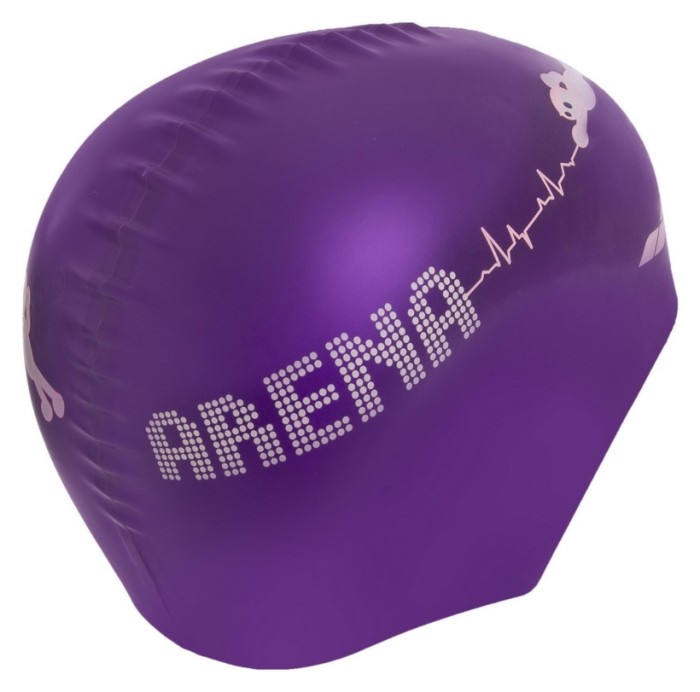 Шапочка для плавання дитяча ARENA KUN JUNIOR CAP AR-91552-90 (силікон), фіолетова