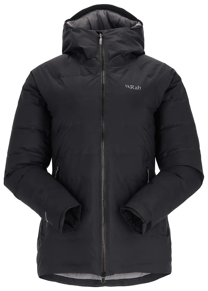 Жіночий зимовий пуховик з мембраною Rab Valiance Jacket Wmns, Black, 12 (SHM_RB QDB-50-BLK-12)