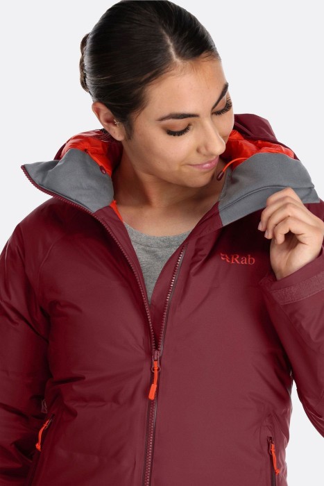 Жіночий зимовий пуховик з мембраною Rab Valiance Jacket Wmns, Black, 12