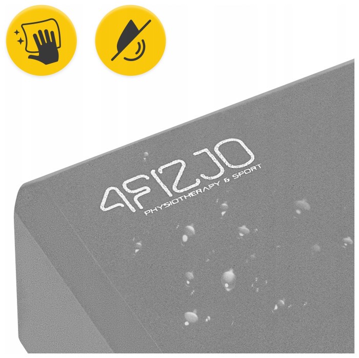Блок для йоги 4FIZJO 23 x 15 x 7.6 см Grey (P-5907739311221)