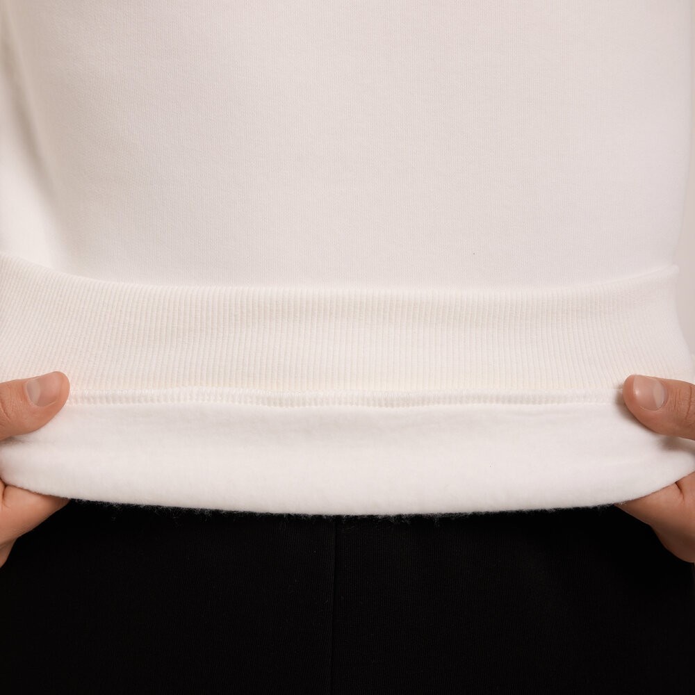 Світшот чоловічий однотонний молочний Pobedov 007 ЗИМА