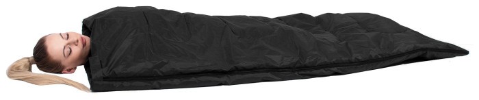 Спальний мішок (спальник) Springos 2 в 1 CS0044 +10 ...+25 °C R Black/Blue