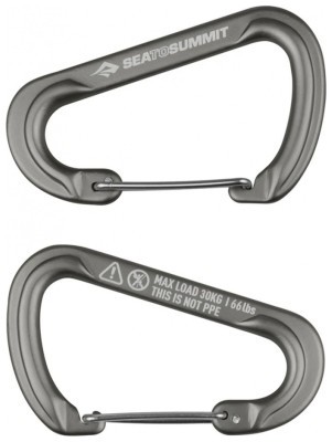 Набор карабинов Accessory Carabiner Large Titanium 2pcs от Sea To Summit, Titanium