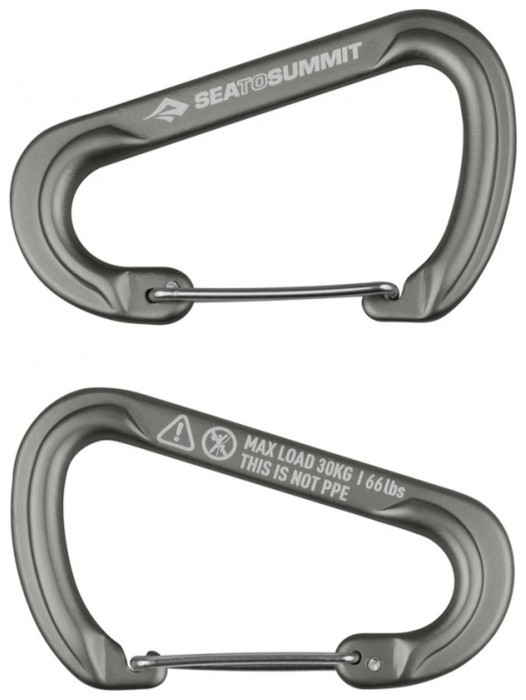 Набор карабинов Accessory Carabiner Large Titanium 2pcs от Sea To Summit, Titanium