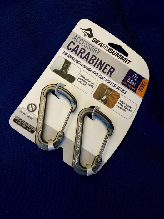 Набор карабинов Accessory Carabiner Large Titanium 2pcs от Sea To Summit, Titanium