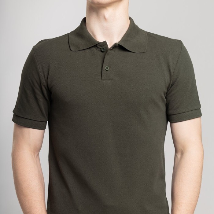 Хаки футболка поло весенне. Легкое летнее мужское хаки поло Pobedov Royal