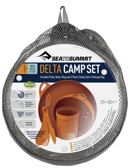 Набір посуду Delta Camp Set Orange від Sea to Summit