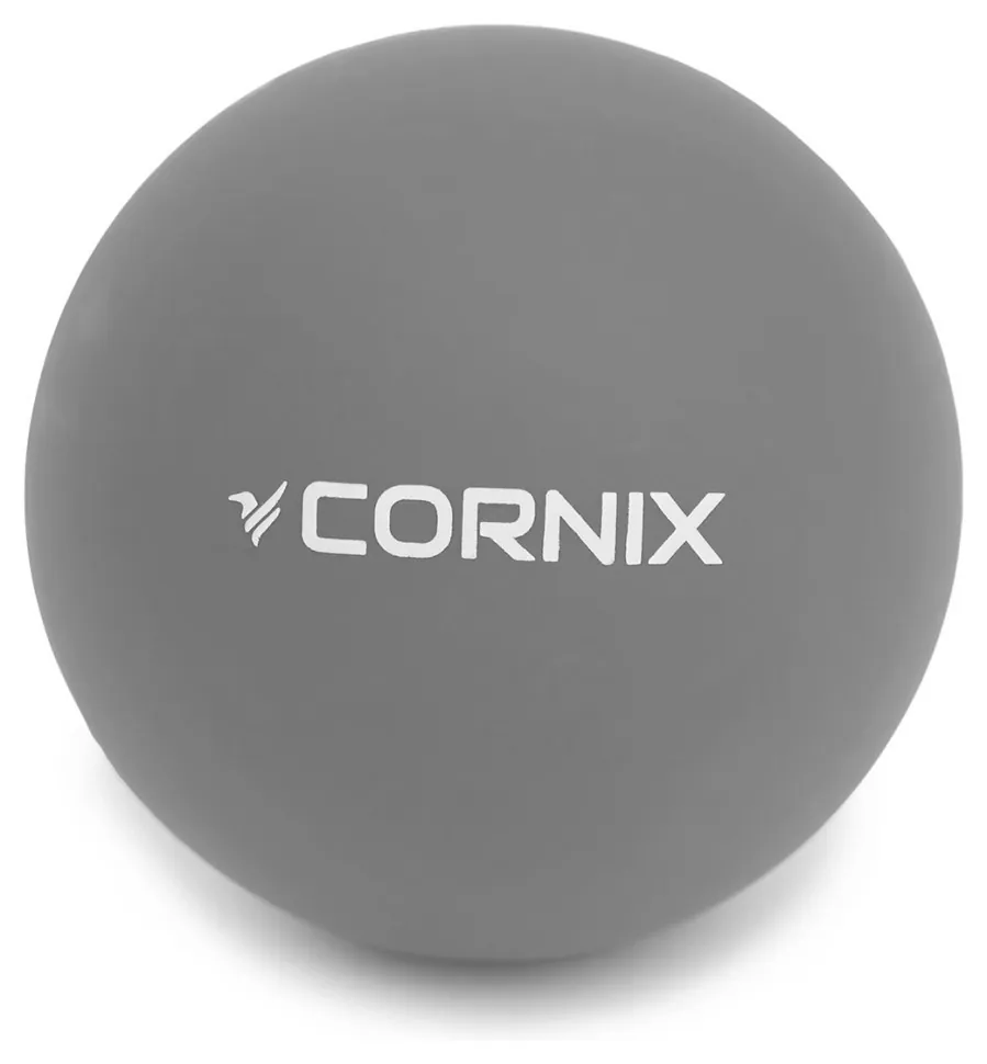 Масажний м'яч Cornix Lacrosse Ball 6.3 см XR-0120 Grey (LFXR-0120)