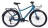 Велосипед ST 27.5" Dorozhnik UTILITY под кассету рама- " с багажником задн St с корзиной St с крылом Pl 2024 (синій), укр