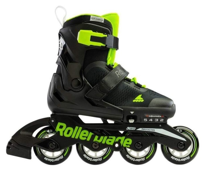 Ролики детские Rollerblade Microblade Black Green