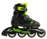 Ролики детские Rollerblade Microblade Black Green Фото - 2