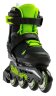 Ролики детские Rollerblade Microblade Black Green Фото - 1