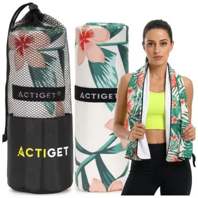 Рушник спортивний Actiget 180 x 100 см з мікрофібри ACT0197