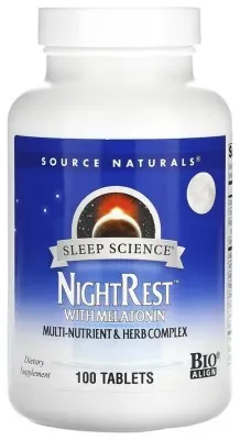 Sleep Science® NightRest™ с Melatonine - 100 tabs