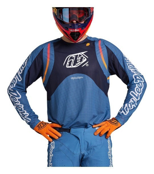 Мото джерси TLD SE PRO AIR JERSEY PINNED [BLUE] M