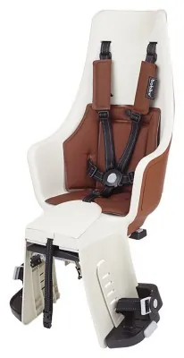 Дитяче велокрісло Bobike Exclusive maxi Plus Carrier LED / Cinnamon brown