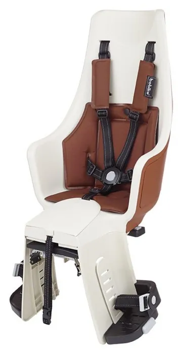 Дитяче велокрісло Bobike Exclusive maxi Plus Carrier LED / Cinnamon brown