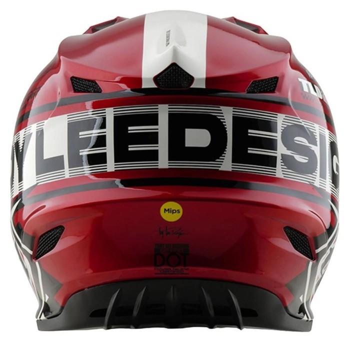Мото шолом TLD GP PRO HELMET; FIFTY-50 [WHITE / RED] L