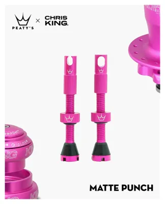 Ниппели Peaty's x Chris King Tubeless Valves, 42mm, Punch