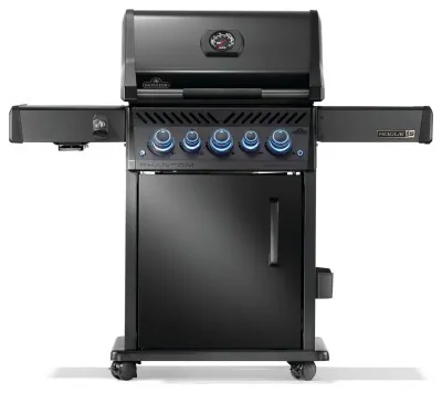 Газовый гриль Napoleon Phantom Rogue PRO-S 425 с боковой горелкой Sizzle Zone и вертелем (69912) черный RPS425RSIBPK-2-UA-PHM