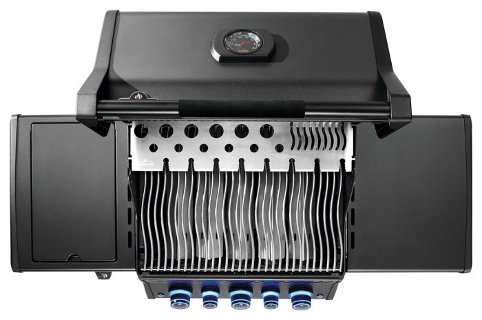 Газовый гриль Napoleon Phantom Rogue PRO-S 425 с боковой горелкой Sizzle Zone и вертелем (69912) черный RPS425RSIBPK-2-UA-PHM