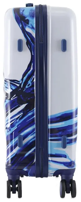 Валіза Semi Line 24" (M) White/Blue Print (T5653-2)
