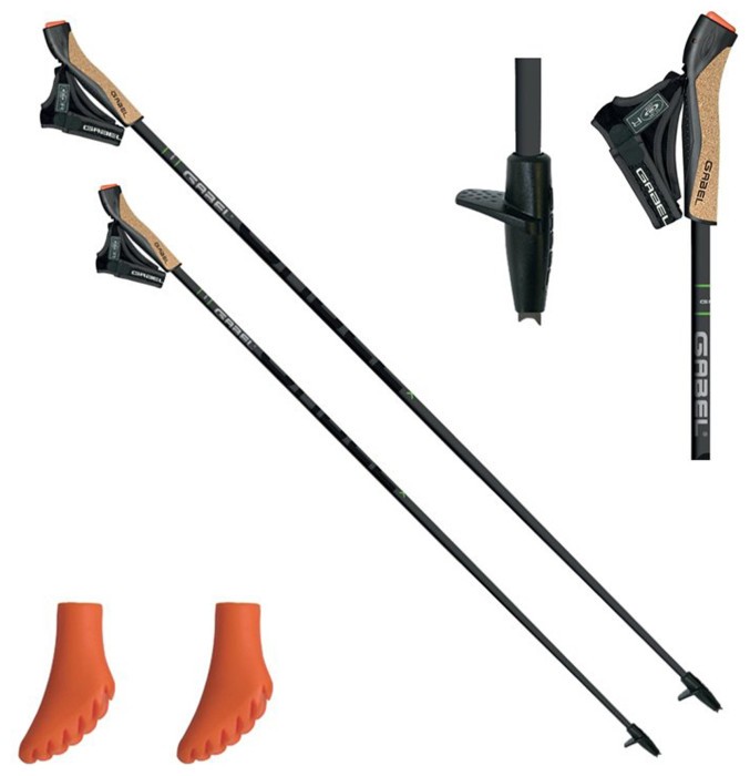 Палиці для скандинавської ходьби Gabel X-5 Black 115 (7009351141150)