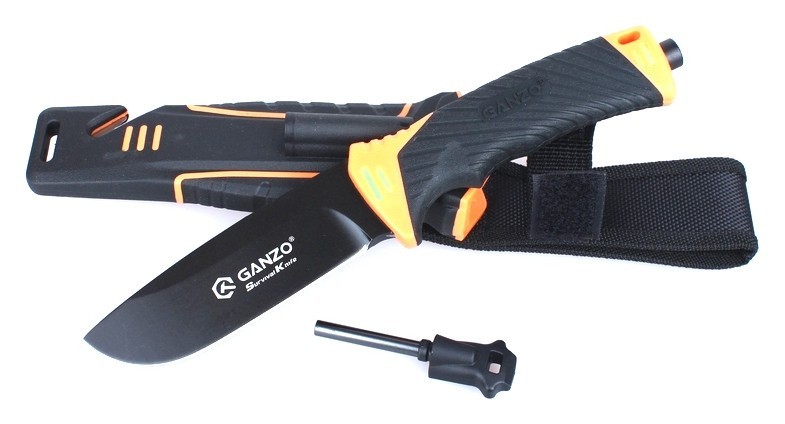 Нож Ganzo G8012 оранжевый (G8012-OR)