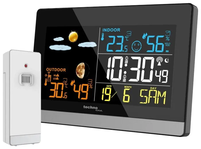 Метеостанция Technoline WS6455 Black/Silver (WS6455)