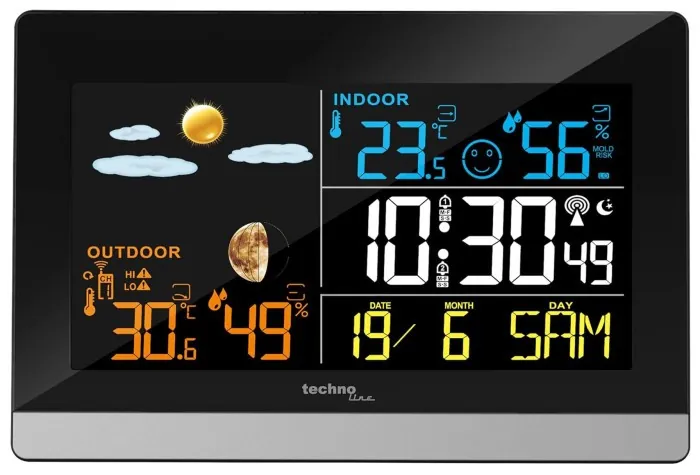 Метеостанция Technoline WS6455 Black/Silver (WS6455)