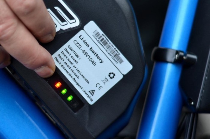 Електро фетбайк Skybike Calcutta (500W), знижений в ціні з вітрини синій, укр, укр