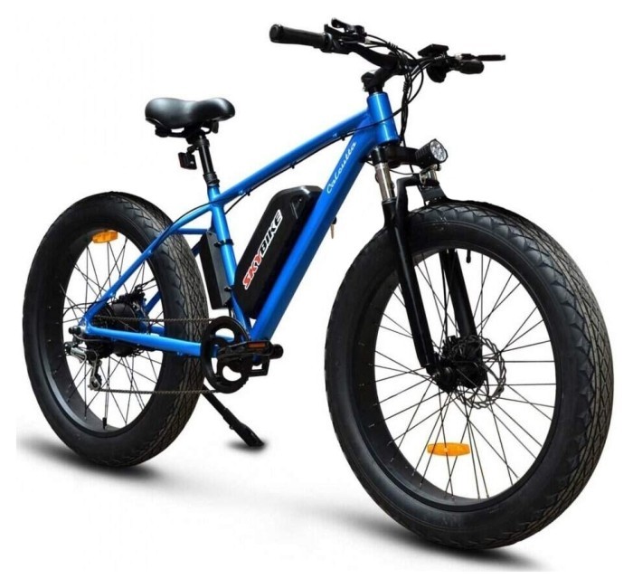 Електро фетбайк Skybike Calcutta (500W), знижений в ціні з вітрини синій, укр, укр