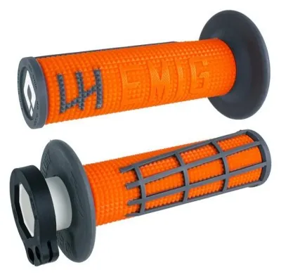 Мото грипсы ODI MX V2 Lock-On; EMIG 2.0 Grip ORANGE/Graphite