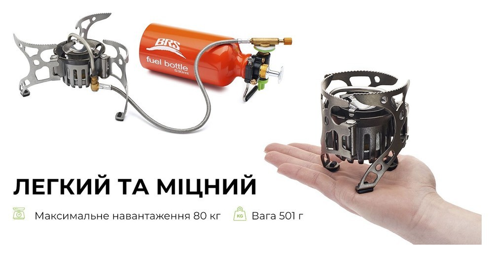 Мультипаливний пальник BRS-8, укр, укр