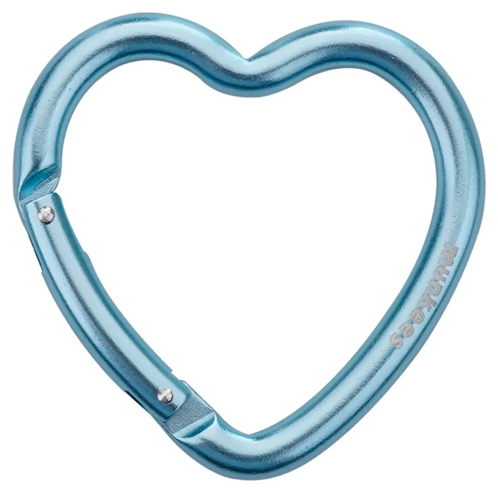 Munkees 32212 карабін Heart light blue (32212-LB)