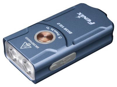 Ліхтар наключний Fenix E03R V2.0, синій