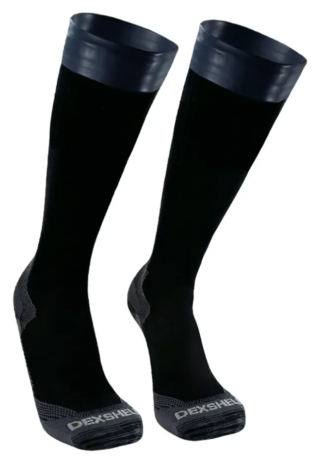Шкарпетки водонепроникні Dexshell Wading Pro Socks, чорні, розмір L (43-46) (FNR_DS70606JBG-L)