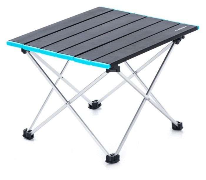 Стіл розкладний Naturehike NH19Z008-Z, алюміній, Розмір S, сірий, укр, укр