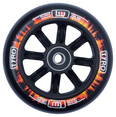 Колесо Longway Tyro Nylon Core 110mm Black Fire Flame
