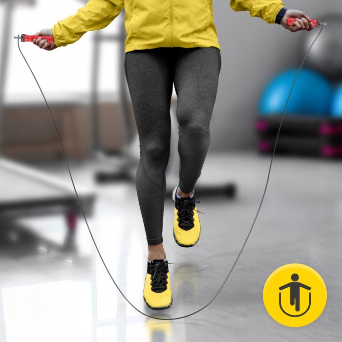 Скакалка скоростная для кроссфита 4FIZJO Speed Rope PRO+ Red (P-5907739313171)