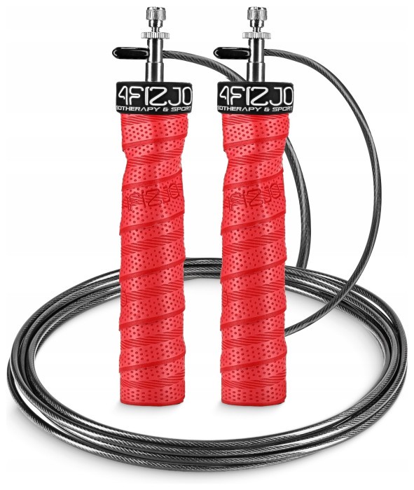 Скакалка скоростная для кроссфита 4FIZJO Speed Rope PRO+ Red (P-5907739313171)