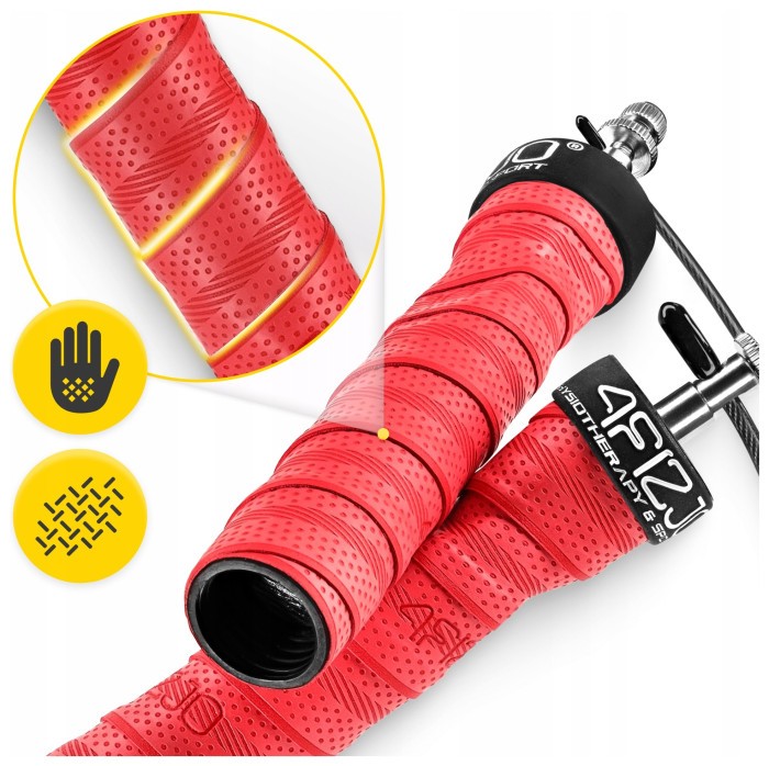 Скакалка скоростная для кроссфита 4FIZJO Speed Rope PRO+ Red (P-5907739313171)