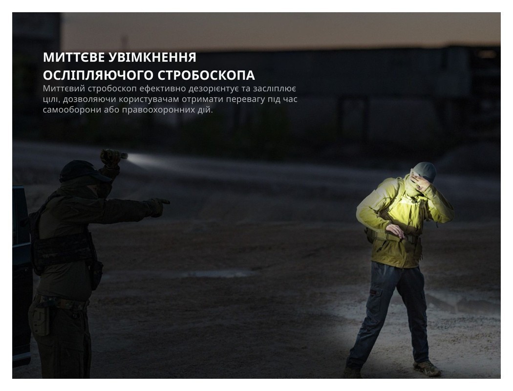 Тактический фонарь ручной Fenix TK17