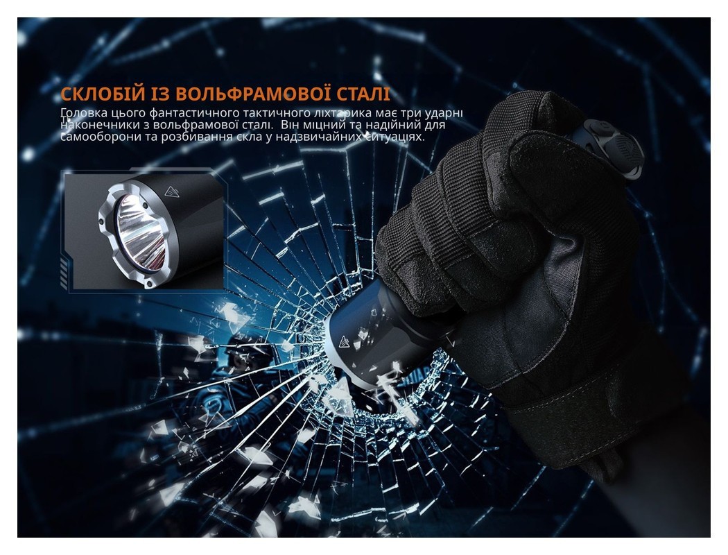 Тактический фонарь ручной Fenix TK17