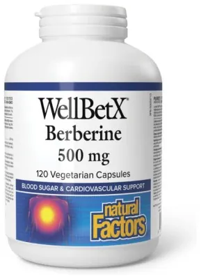 WellBetX Berberine 500mg - 120 vcaps (поврежденная банка)