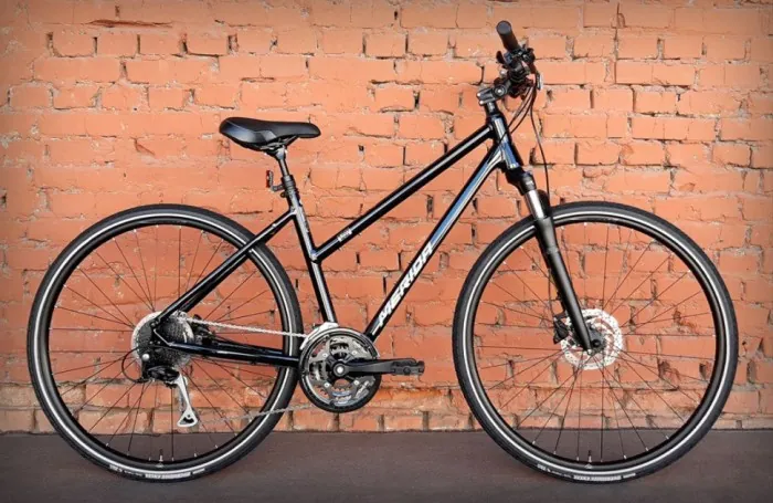 Велосипед жіночий 28" Merida Crossway Lady 100 Glossy Black (2023)