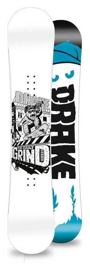 Сноуборд Drake GRIND 156 White/blue/black (76241004) (156 см black, blue, white)