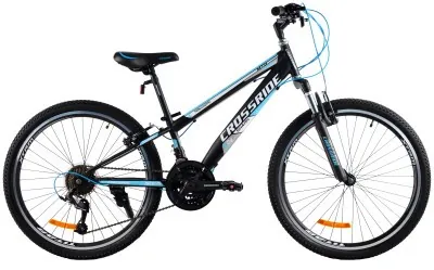 ВЕЛОСИПЕД CROSSRIDE 24 MTB ST "SHARK", Чорно-блакитний