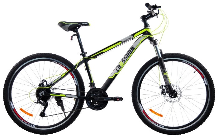 ВЕЛОСИПЕД CROSSRIDE 27,5 MTB ST "HILAND", Чорно-зелений