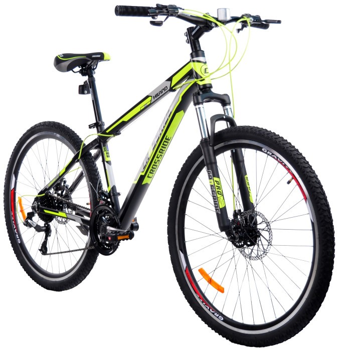ВЕЛОСИПЕД CROSSRIDE 27,5 MTB ST "HILAND", Чорно-зелений